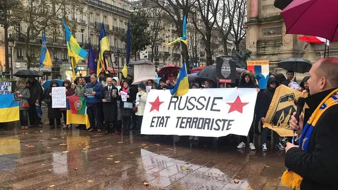 У Парижі відбулася акція на підтримку України (фото)