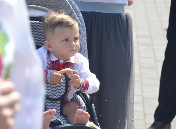 Як лучани «вишили» тілами в'їзну вежу замку Любарта (фото)