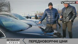 Луцький автобазар: передноворічні ціни на найпопулярніші марки автомобілів (відео)