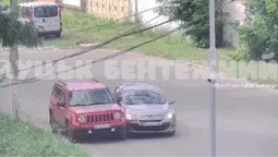 У Луцьку шукають автохама, який протаранив «джип» жінці (відео)