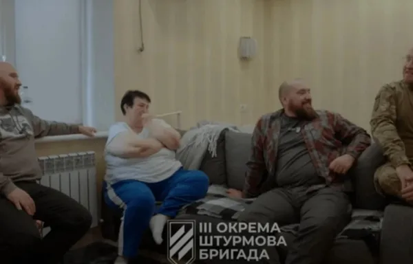 Скриншот з відео Третьої штурмової