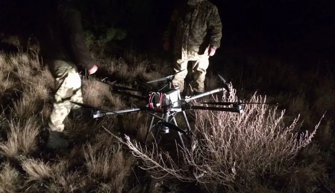 На Волині знайшли безпілотник, яким переправляли за кордон контрабанду (фото)
