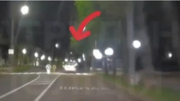 У центрі Луцька вночі копи ганялися за п'яним порушником (відео)