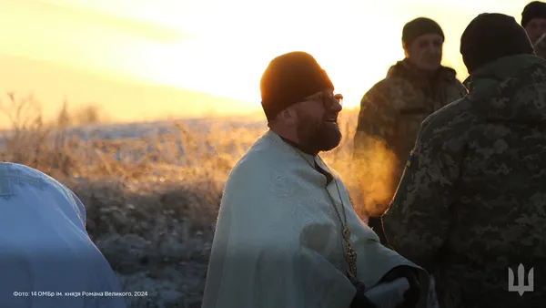«Князівська»  бригада з Волині відсвяткувала Водохреще (фото)