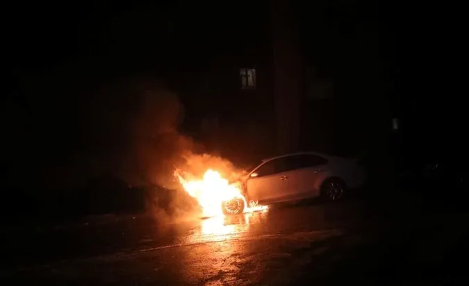 В Оконську та Торчині горіли авто