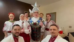 Вєрка Сердючка підтримала волинських прикордонників (відео)