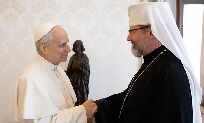 Папа Лев XIV прийняв главу УГКЦ та закликав до миру в Україні (фото)