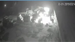 Підпал майна Семенюка: показали відео з камер спостереження