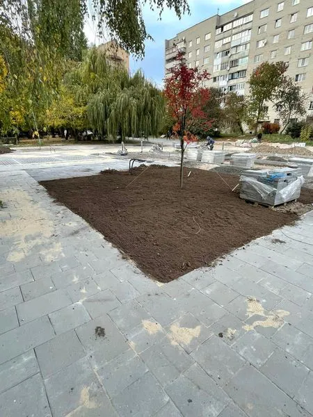 Показали, що зробили на площі перед луцьким РАЦСом (фото)