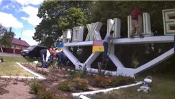 У Рожищі оновили в’їзний знак (фото)