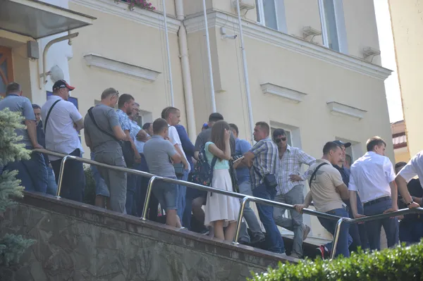 Як атовці в Луцькраду за справедливістю ходили (фото, відео)