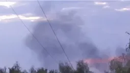 У Луцьку на Ківерцівській горів легковий автомобіль (відео)