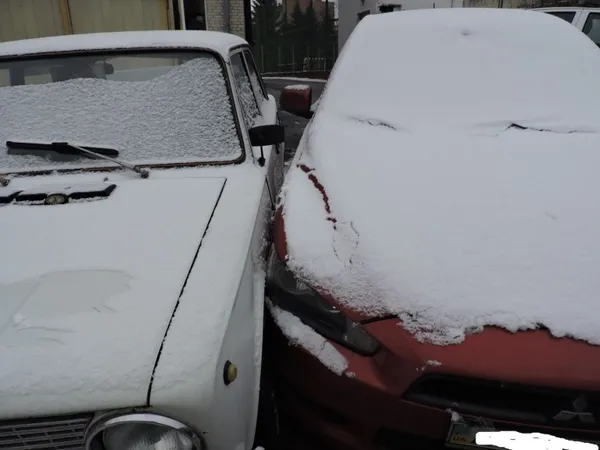 У Луцьку сміттєвоз потрощив автівки поліцейських (фото)