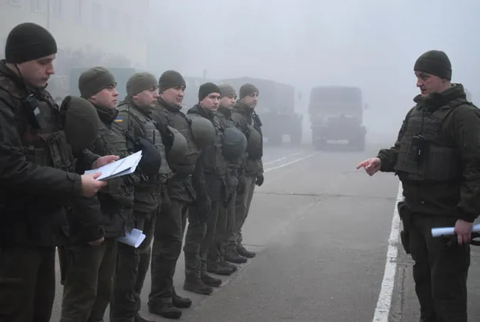 Як луцькі гвардійці тренуються у польових умовах (фото)