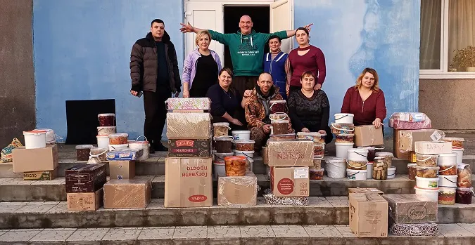 На Волині кутю та різдвяні гостинці для односельців на передову готували усім селом (фото)