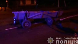 На Волині позашляховик в'їхав у кінну підводу: є постраждалі (фото)