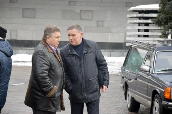 ...ліворуч від Горбенка депутат Волиньради Анатолій Грицюк...