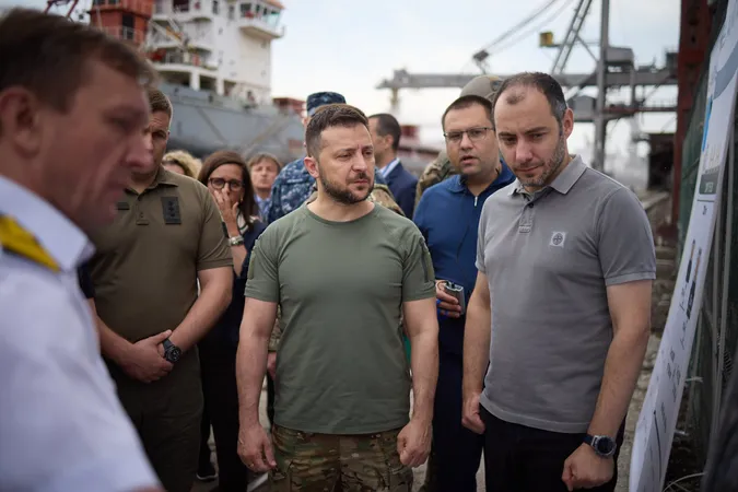 Зеленський у Чорноморську чекає на початок експорту зерна (фото, відео)