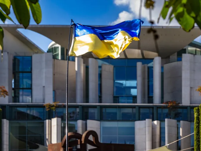 У Німеччині українські біженці протестували проти надання притулку ухилянтам з росії (фото)