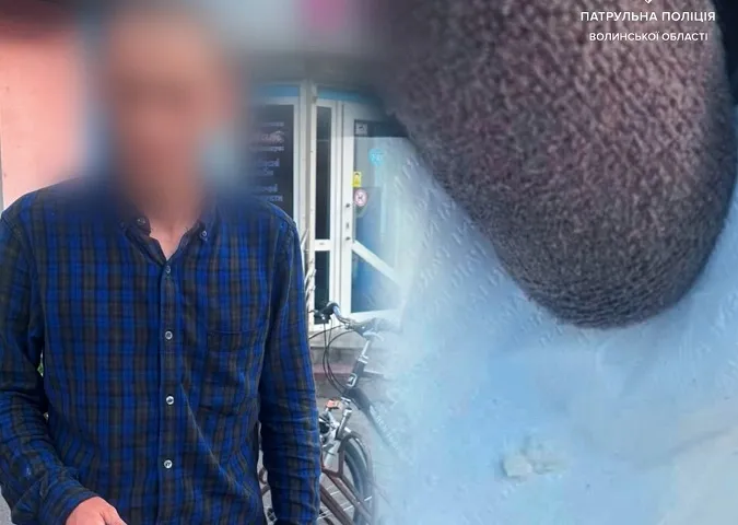 Побачив поліцію та занервував: у Ковелі зловили чоловіка з наркотиками