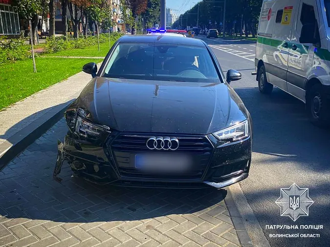 У Луцьку військові наздогнали п'яного водія, який тікав з місця ДТП (фото)