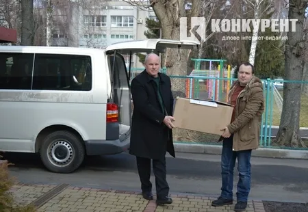 Бізнесмени з Польщі подарували волинській лікарні господарські товари