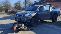 На Волині мотоцикл протаранив пікап – постраждали двоє підлітків