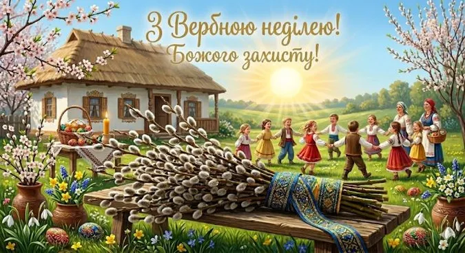 З Вербною неділею: гарні листівки та привітання