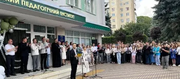 Тарас Шкітер привітав студентів педагогічного іституту з початком нового навчального року (фото)