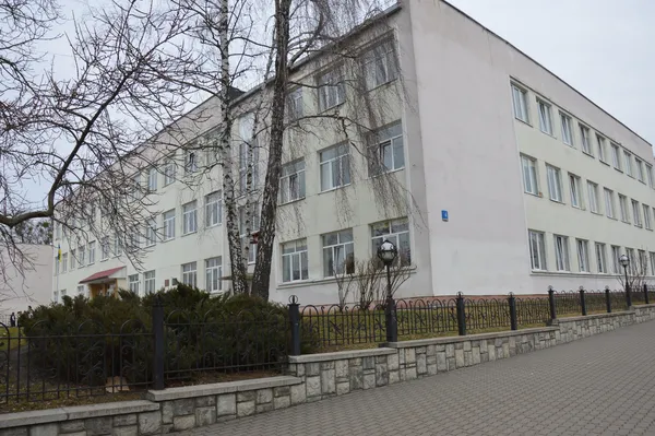 Поблизу школи є зупинка громадського транспорту