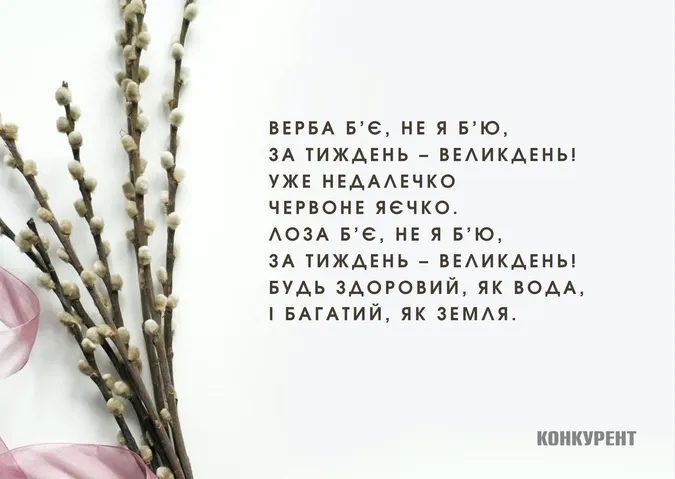 Вербна неділя: листівки та привітання