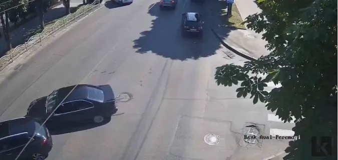 ДТП на проспекті Перемоги у Луцьку: показали момент зіткнення (відео)