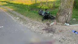На Волині мотоцикл влетів у дерево – загинули двоє підлітків (фото)