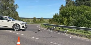 Біля Ковеля – страшна аварія: позашляховик покалічив мотоцикліста насмерть (відео)