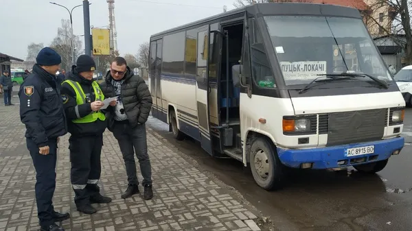 У водія міжміського маршруту під час інспекції зафіксували порушення