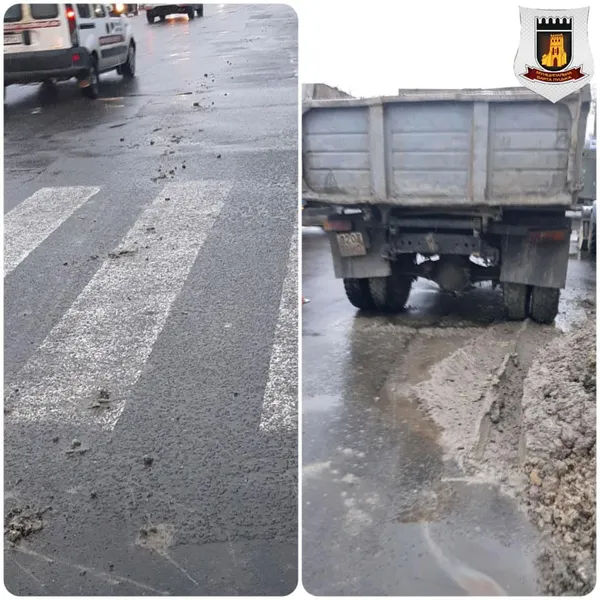 У Луцьку муніципали покарали майстра «Водоканалу» за бруд на асфальті (фото)