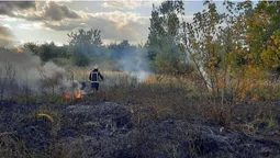 У Луцьку необережні курці спалили майже пів гектара трави (фото)