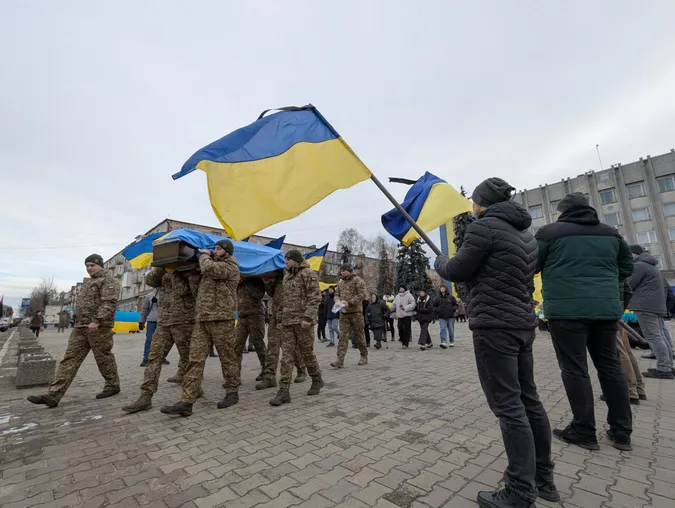 У Ковелі прощались із гвардійцем Богданом Степанюком (фото)