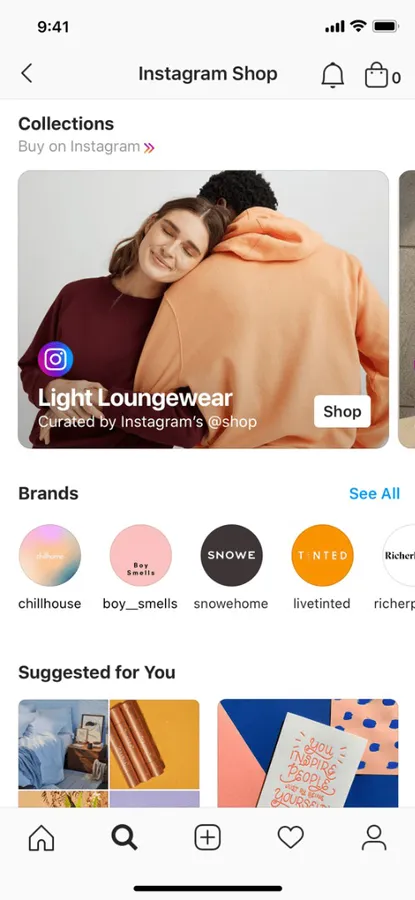 Instagram Shop: в соцмережі зʼявилась сторінка для покупок