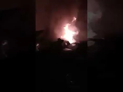 У Луцьку вночі згоріло авто (відео)