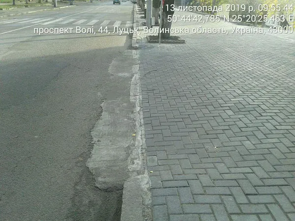 У Луцьку муніципали змусили голову ОСББ прибрати у дворі (фото)