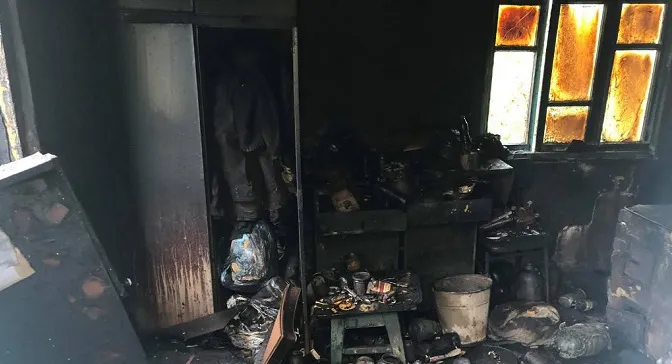 На Волині в пожежі на дачному масиві загинула людина (фото, відео)