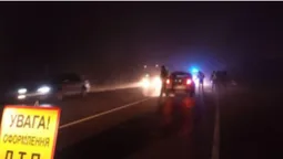 Біля Луцька мікроавтобус на смерть збив жінку (фото, відео)