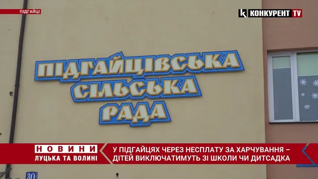 У Підгайцях через несплату за харчування дітей виключатимуть зі школи чи садочка (відео)