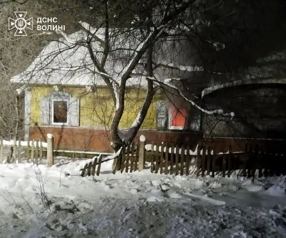 В пожежі на Ковельщині загинув чоловік (фото)