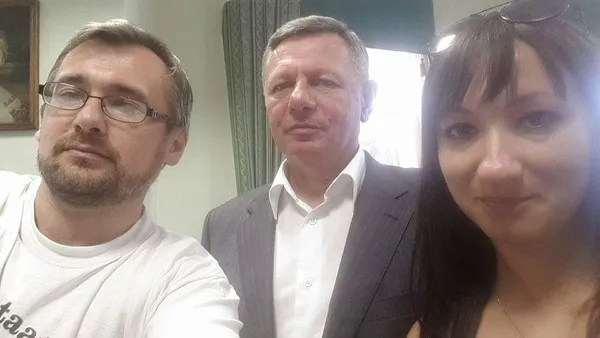 Серпень 2015 року. Юрій Ричук з Людмилою Яворською щойно записали передсвяткове інтерв’ю з мером