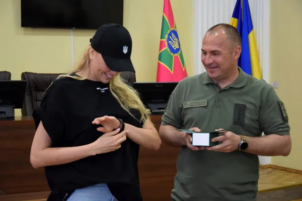 До волинських прикордонників завітала Оля Полякова (фото)