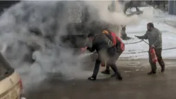 У Луцьку посеред дороги задимівся новий автобус (фото)
