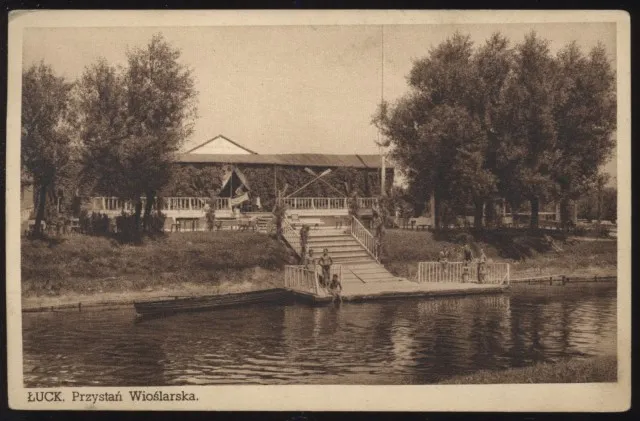Пристань на річці Стир, 1938 рік