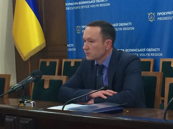 Начальник відділу прокуратури Волині Євген Мотринець